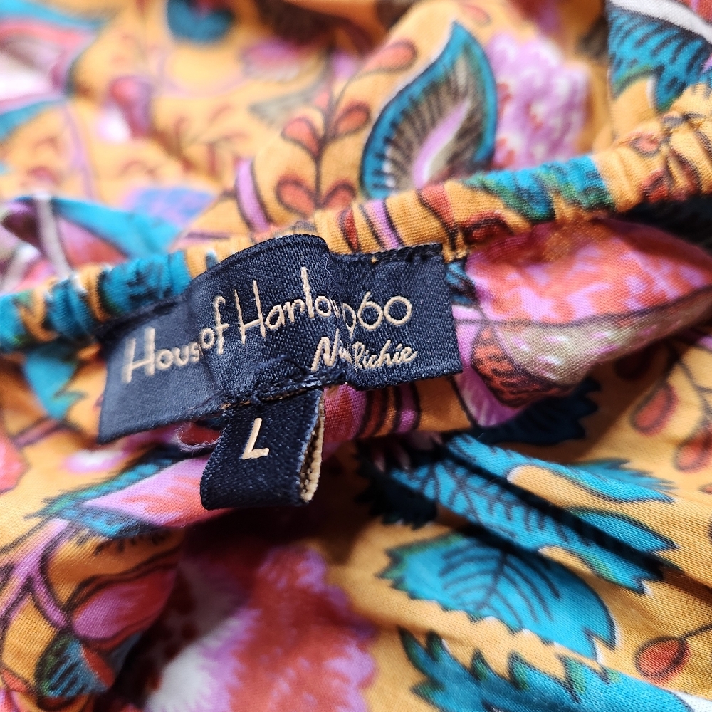 House of Harlow 1960 Revolve Maxi Dress Boho Paisley - Picture 6 of 6